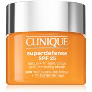 Clinique Superdefense™ SPF 25 Fatigue + 1st Signs Of Age Multi-Correcting Cream krém az öregedés első jelei ellen kombinált és zsíros bőrre SPF 25 50 akciós termékkép 1