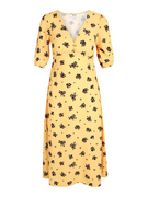 Dorothy Perkins Petite Ruha  sárga / fekete akciós termékkép 1