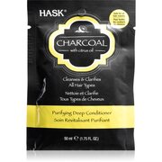 HASK Charcoal with Citrus Oil mélyen tápláló kondicionáló a fej bőrsejtjeinek megújítására 50 ml akciós termékkép 1