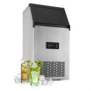 Klarstein Glacial XL, jégkocka készítő, professzionális jégkocka készítő berendezés, 38 kg/24 h, 15 L, LED, rozsdamentes acél, fekete akciós termékkép 1