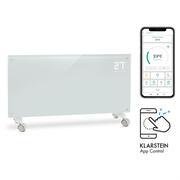 Klarstein Bornholm Smart, konvektor, 2000 W, WiFi, LED kijelző, időzítő, IP24, fehér akciós termékkép 1