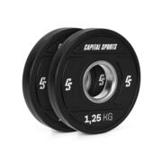 Capital Sports Elongate 2020, tárcsák, 2 x 1,25 kg, keményített gumi, 50,4 mm akciós termékkép 1