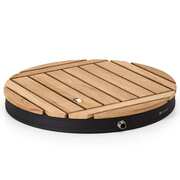 Blumfeldt Sumatra Teak Round, kerti zuhanyzó, alumínium, teakfa, fogantyú akciós termékkép 1