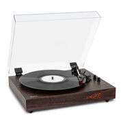 auna TT-Classic Chrono, lemezjátszó, porvédő, Bluetooth, mellékelve hangszórók, 33/45/78 fordulat/perc akciós termékkép 1