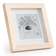 Casa Chic York, képkeret, négyzet alakú, 15 x 15 cm-es fényképek, paszpartu, üveg akciós termékkép 1