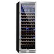 Klarstein Vinovilla Grande 165 Built-in Uno, borhűtő, 425 l, 165 pl. Üvegajtó akciós termékkép 1