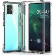 Huawei P40, Szilikon tok, légpárnás sarok, Wooze Silicone Armor, átlátszó termék 2. képe