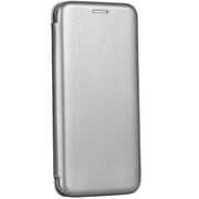 Samsung Galaxy S22 Ultra 5G SM-S908, Oldalra nyíló tok, stand, Forcell Elegance, szürke akciós termékkép 1