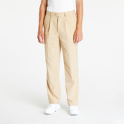 Nadrágok Urban Classics Straight Pleat-Front Trousers Unionbeige W30 akciós termékkép 1