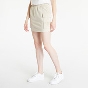 CALVIN KLEIN JEANS Embroidered Monologo Straight Skirt Beige L akciós termékkép 1