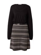 ABOUT YOU Ruha 'Elfi Dress'  fekete / fehér akciós termékkép 1