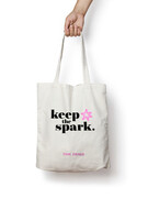 PINK PANDA Keep The Spark Tote Bag akciós termékkép 1