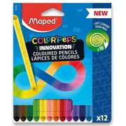 Maped: Color Peps Infinity háromszög alakú színes ceruza készlet - 12 db-os akciós termékkép 1