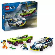 LEGO® City: Rendőrautó és sportkocsi hajsza 60415 akciós termékkép 1