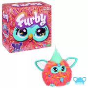 Furby: Interaktív plüssjáték, korall színű, angol nyelvű akciós termékkép 1