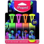 MAPED: Deep Sea szövegkiemelő készlet - 4 db-os akciós termékkép 1