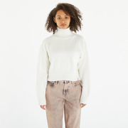 Pulóver Calvin Klein Jeans Boucle High Neck Sweater Ivory L akciós termékkép 1