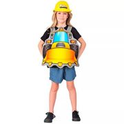 Homlokrakodó mintájú jelmez sisakkal - 113 cm akciós termékkép 1