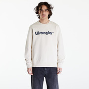 Pulóver Wrangler Logo Crew Sweat Vintage White L akciós termékkép 1