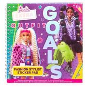 Barbie: Spirálos matricázó és divattervező füzet akciós termékkép 1