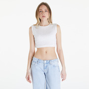 Calvin Klein Jeans Aop Cropped Tank Top Warp Logo White L akciós termékkép 1