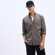 Ing GAP Standard Stretch Poplin Shirt New Shadow L akciós termékkép 1
