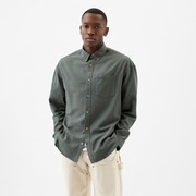 Ing GAP Longsleeve Standard-Fit Oxford Logo Shirt Laurel Wreath Green 17-6 L akciós termékkép 1