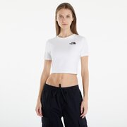 Póló The North Face Crop S/S Tee TNF White L akciós termékkép 1