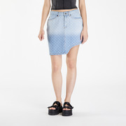 Daily Paper Zella Monogram Denim Skirt Mid Blue S akciós termékkép 1