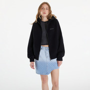 Pulóver Daily Paper Njeri Oversized Zipper Hoodie Black M akciós termékkép 1