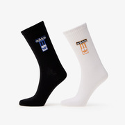 adidas Adibreak Sock 2-Pack White/ Black XL akciós termékkép 1