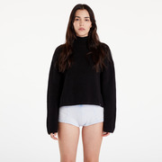 Pulóver Calvin Klein Jeans Chunky Loose High Neck Sweater Black L akciós termékkép 1
