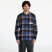 Ing RIPNDIP Robo Button Up Flannel Shirt Navy M akciós termékkép 1