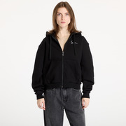 Pulóver Karl Kani KK Chest Signature Essential Zip Hoodie Black L akciós termékkép 1