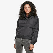 Kabát Urban Classics Ladies Panel Padded Pull Over Jacket Black S akciós termékkép 1