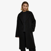 Kabát Urban Classics Ladies Oversized Long Coat Black S akciós termékkép 1