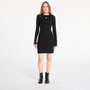 adidas Essentials Rib Long Sleeve Dress Black L akciós termékkép 1