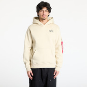 Pulóver Alpha Industries Inc. Signature BP Hoodie Vintage White L akciós termékkép 1