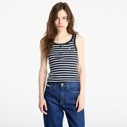 Tommy Jeans Slim Button Tank Blue L akciós termékkép 1