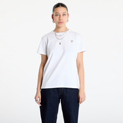 Póló Guess JEANS Classic Mini Triangle Tee Pure White L akciós termékkép 1