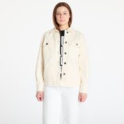 Kabát Urban Classics Ladies Oversized Shirt Jacket Cream M akciós termékkép 1