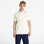 Póló FRED PERRY Twin Tipped Fred Perry Shirt Ecru/ Sftbl/ Brick M akciós termékkép 1