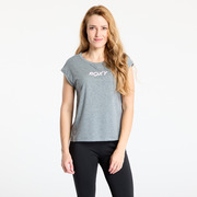 Póló Roxy Training Girl Tee Melange Dark Grey XS akciós termékkép 1