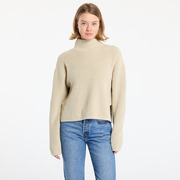 Pulóver Calvin Klein Jeans Chunky Loose High Neck Sweater Pelican L akciós termékkép 1