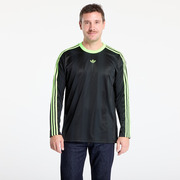 Póló adidas Jacquard Longsleeve Jersey Black/ Siggnr L akciós termékkép 1
