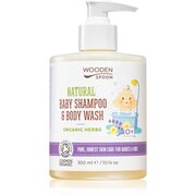 WoodenSpoon Natural sampon és tusfürdő gél gyermekeknek levendula illatú 300 ml akciós termékkép 1