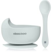 Kikkaboo Silicone Bowl with Spoon szilikon tálka kanállal 4 m+ Blue 2 db akciós termékkép 1