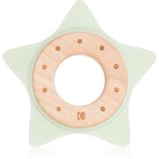 Kikkaboo Silicone and Wood Teether Star rágóka Mint 1 db akciós termékkép 1