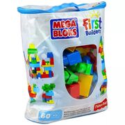 Mega Bloks: Klasszikus színű építőkocka szett táskában - 60 db akciós termékkép 1