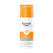 EUCERIN Sun Oil Control napozó gél-krém arcra SPF50+ (50ml) akciós termékkép 1